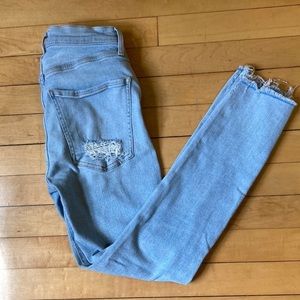 Agolde Lightwash Skinny Jeans